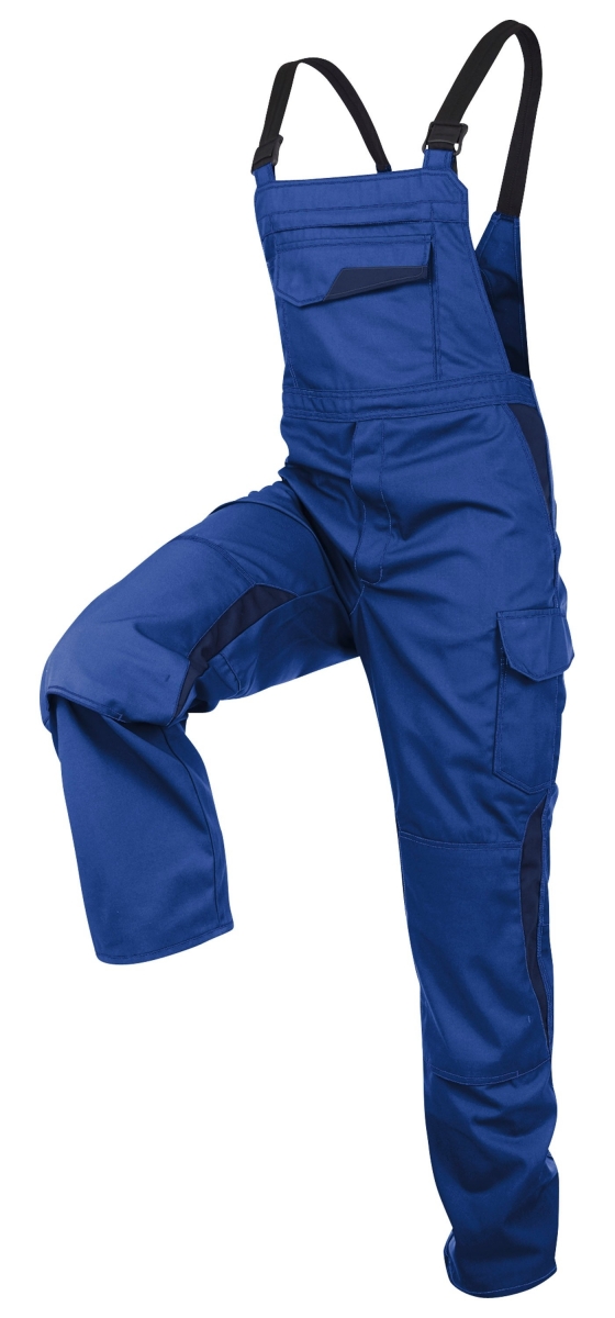 KBLER-Workwear, Vita mix Latzhose, ca. 270g/m, kbl.blau/dunkelblau