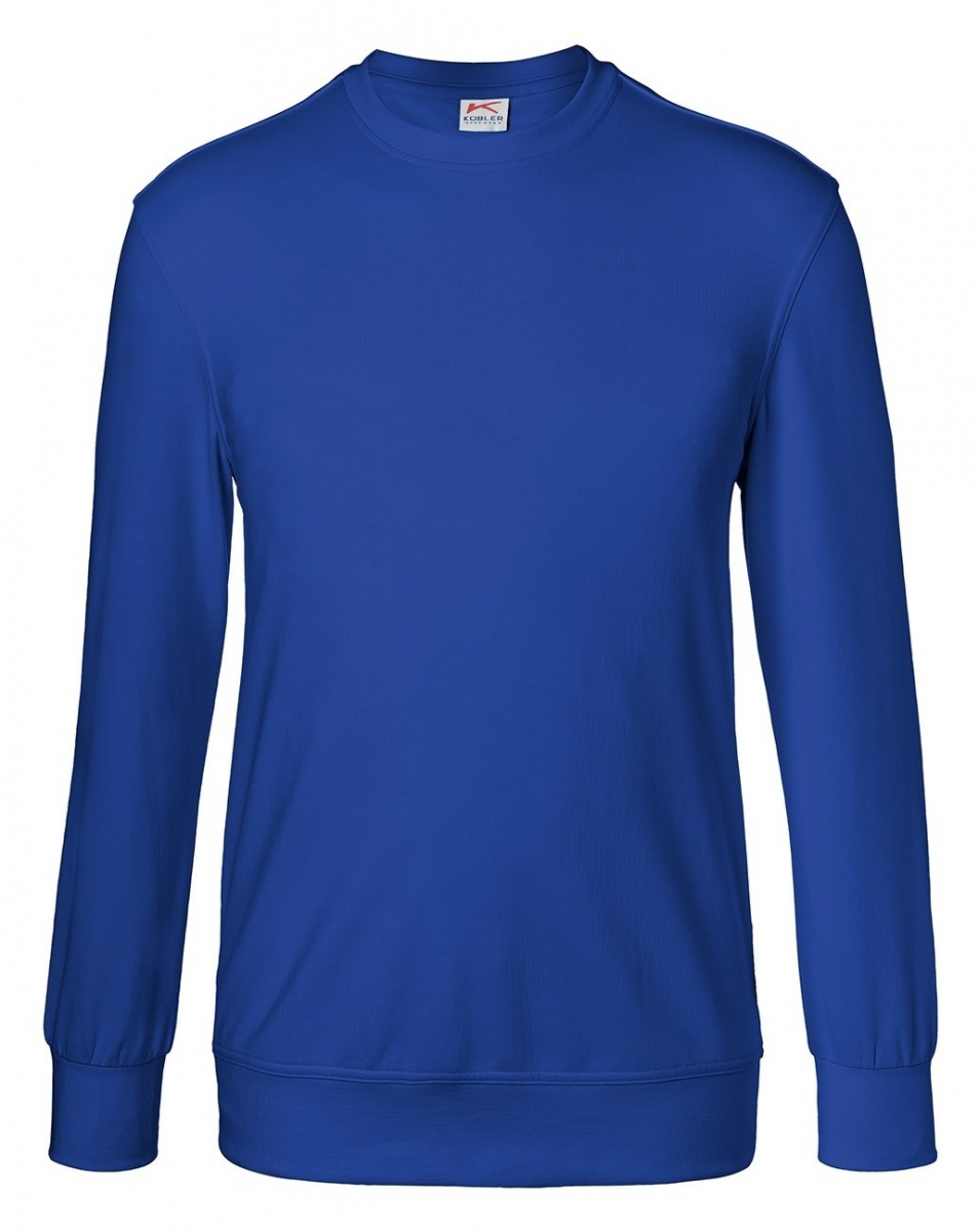 KÜBLER-Worker-Shirts, Workwear-Sweatshirt, 300 g/m², kornblau