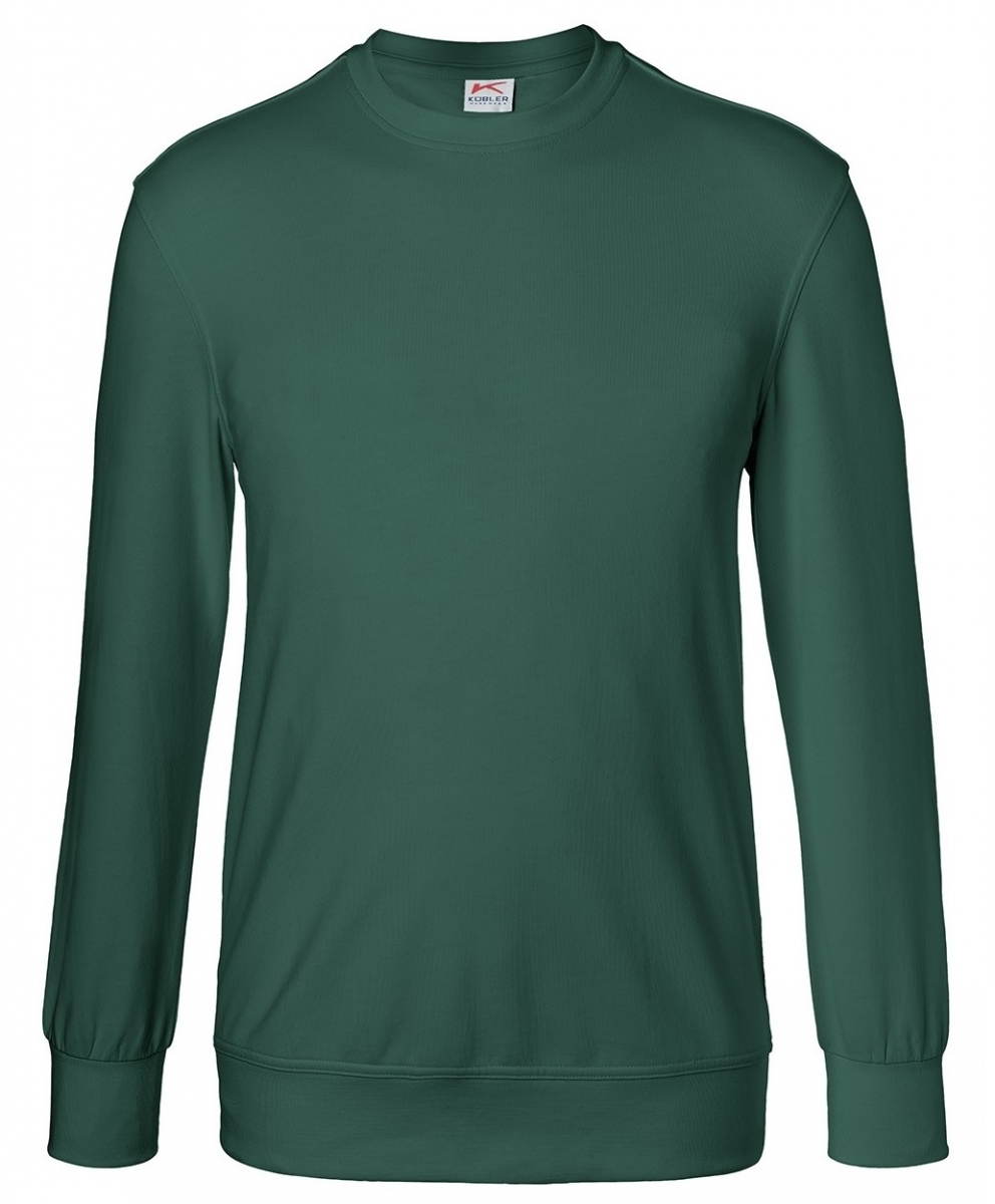 KÜBLER-Worker-Shirts, Workwear-Sweatshirt, 300 g/m², moosgrün