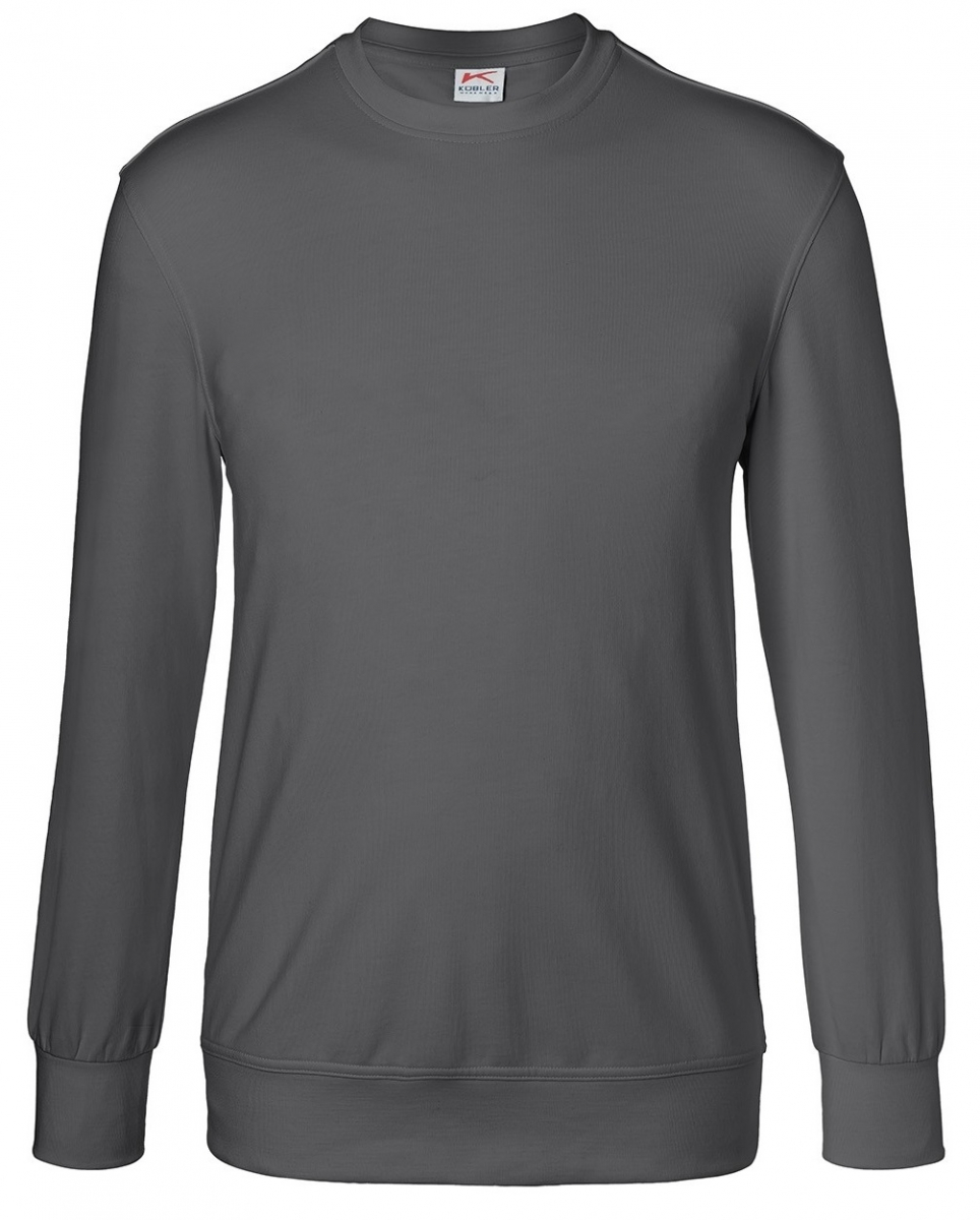 KÜBLER-Worker-Shirts, Workwear-Sweatshirt, 300 g/m², anthrazit