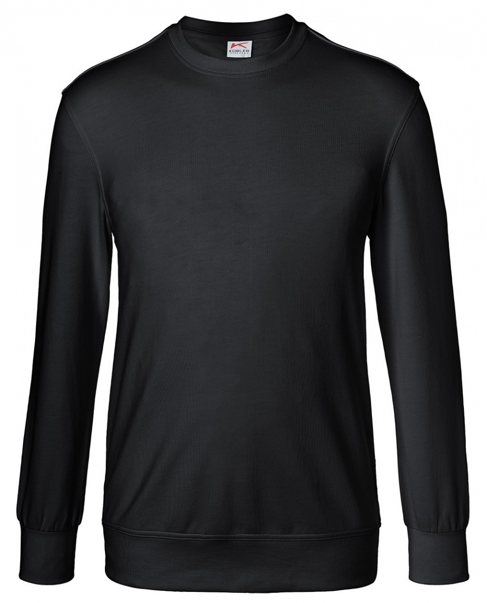 KBLER-Worker-Shirts, Workwear-Sweatshirt, 300 g/m, schwarz