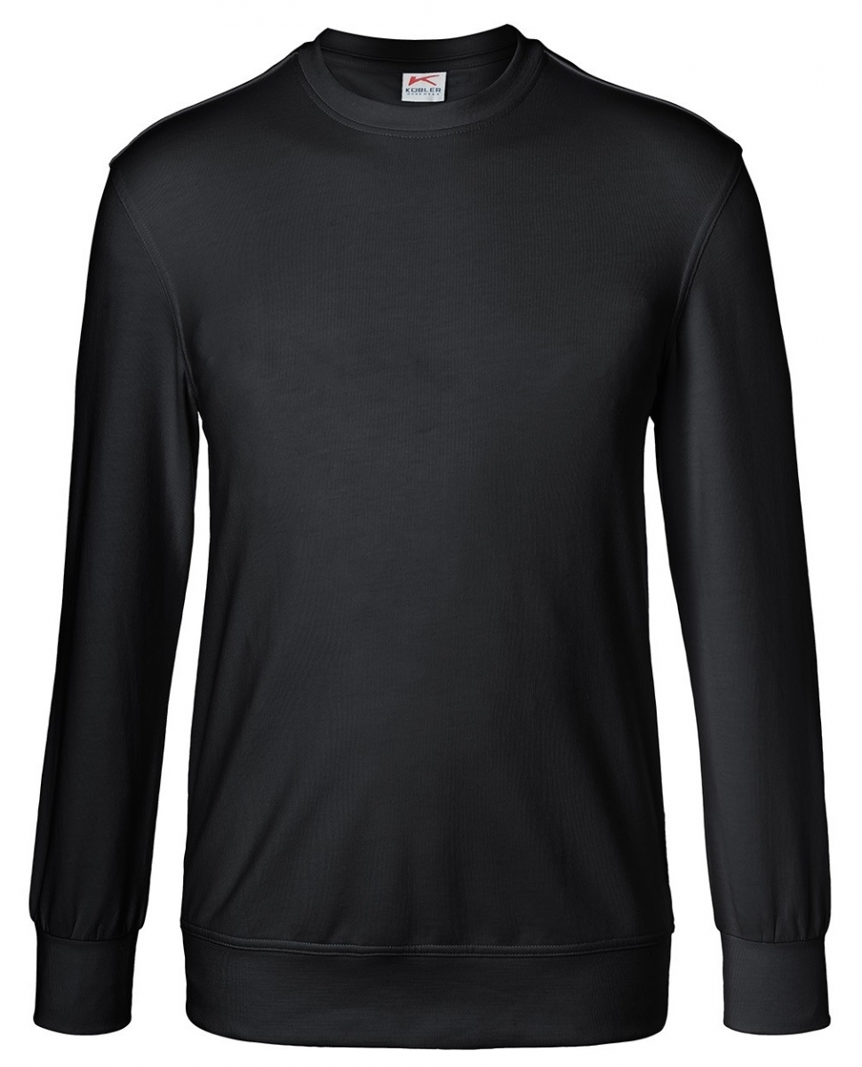 KÜBLER-Worker-Shirts, Workwear-Sweatshirt, 300 g/m², schwarz