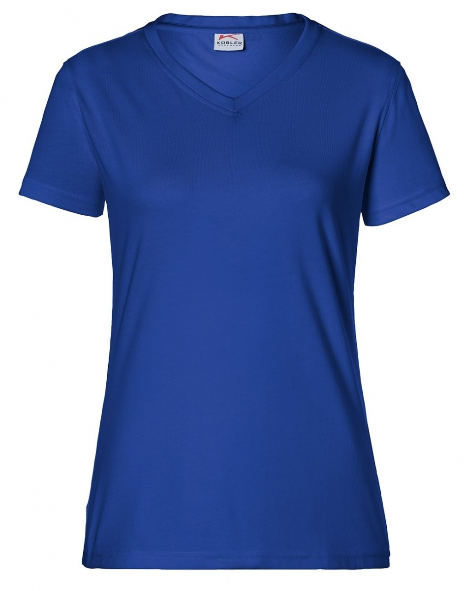 KÜBLER-Worker-Shirts, Workwear-Damen-T-Shirts, 160 g/m², kornblau