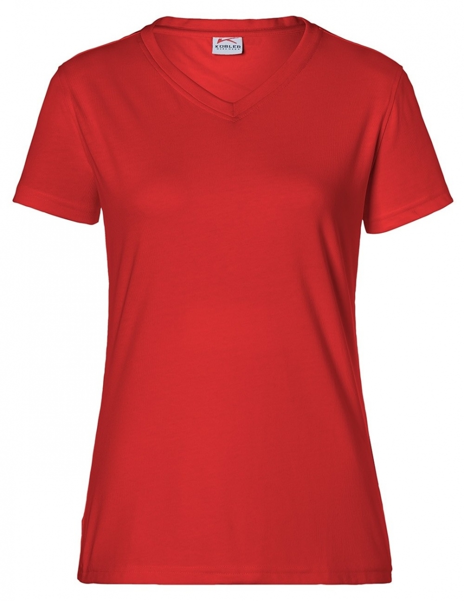 KBLER-Worker-Shirts, Workwear-Damen-T-Shirts, 160 g/m, mittelrot