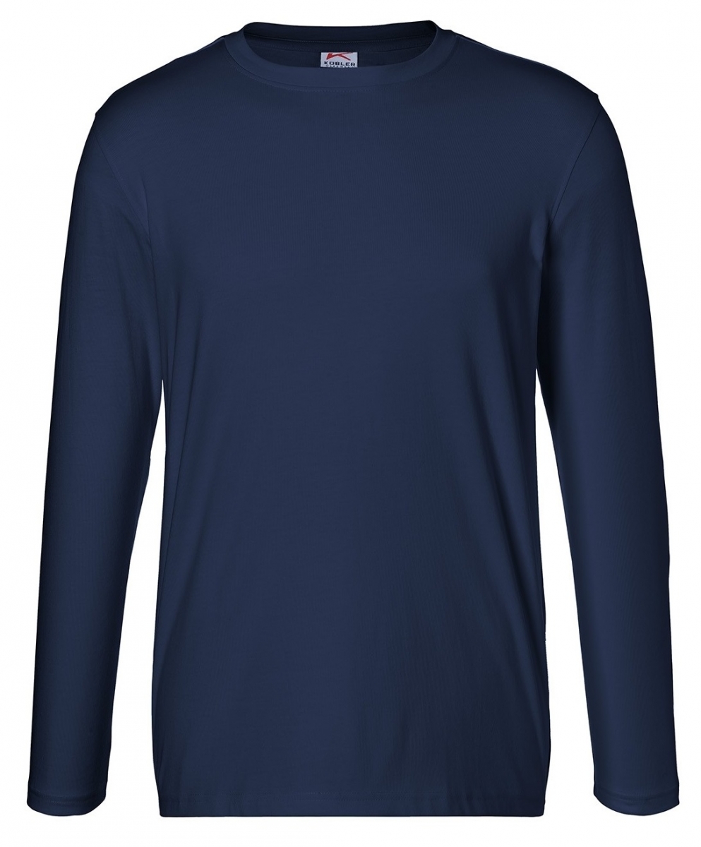 KBLER-Worker-Shirts, Workwear-Longsleeve, 190 g/m, dunkelblau