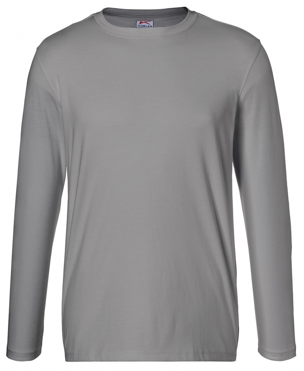 KBLER-Worker-Shirts, Workwear-Longsleeve, 190 g/m, mittelgrau