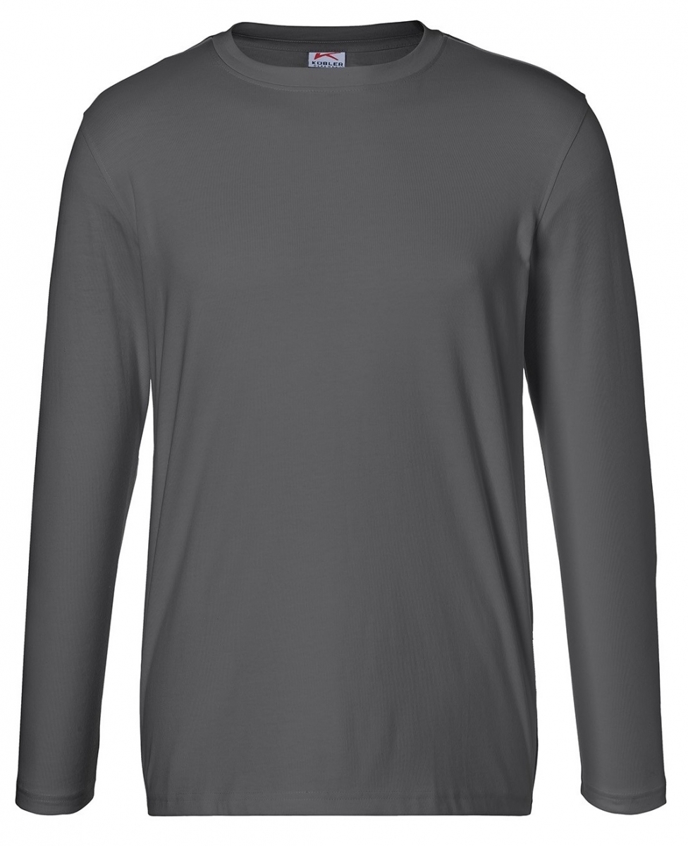 KBLER-Worker-Shirts, Workwear-Longsleeve, 190 g/m, anthrazit
