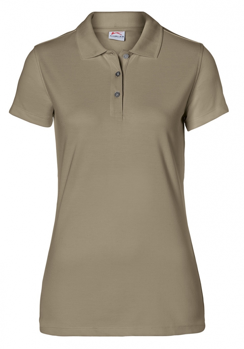 KBLER-Worker-Shirts, Workwear-Damen-Poloshirts, 200 g/m, sandbraun