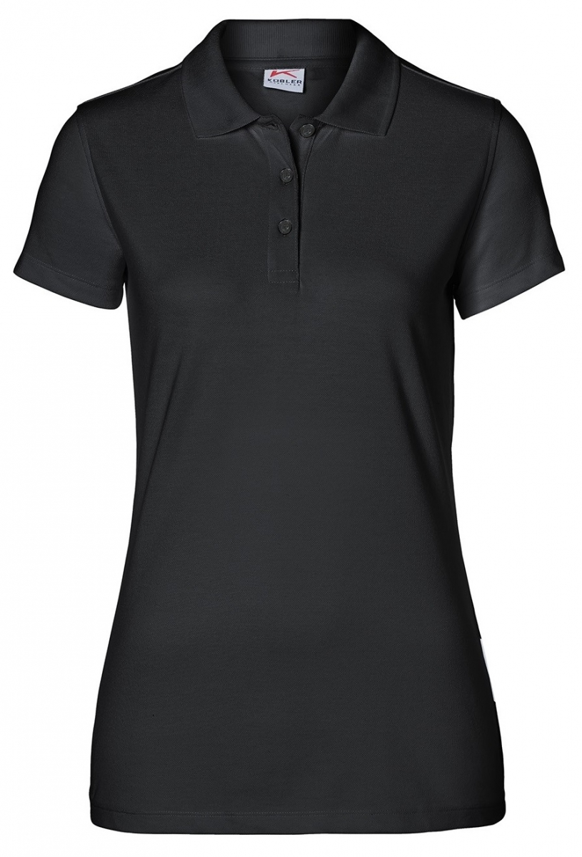 KÜBLER-Worker-Shirts, Workwear-Damen-Poloshirts, 200 g/m², schwarz