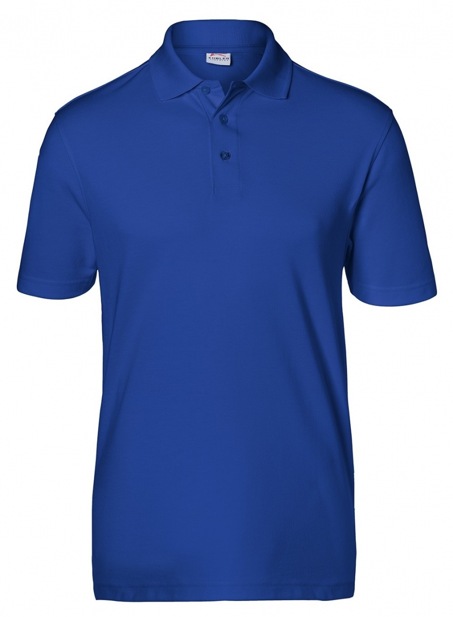KÜBLER-Worker-Shirts, Workwear-Poloshirts, 200 g/m², kornblau