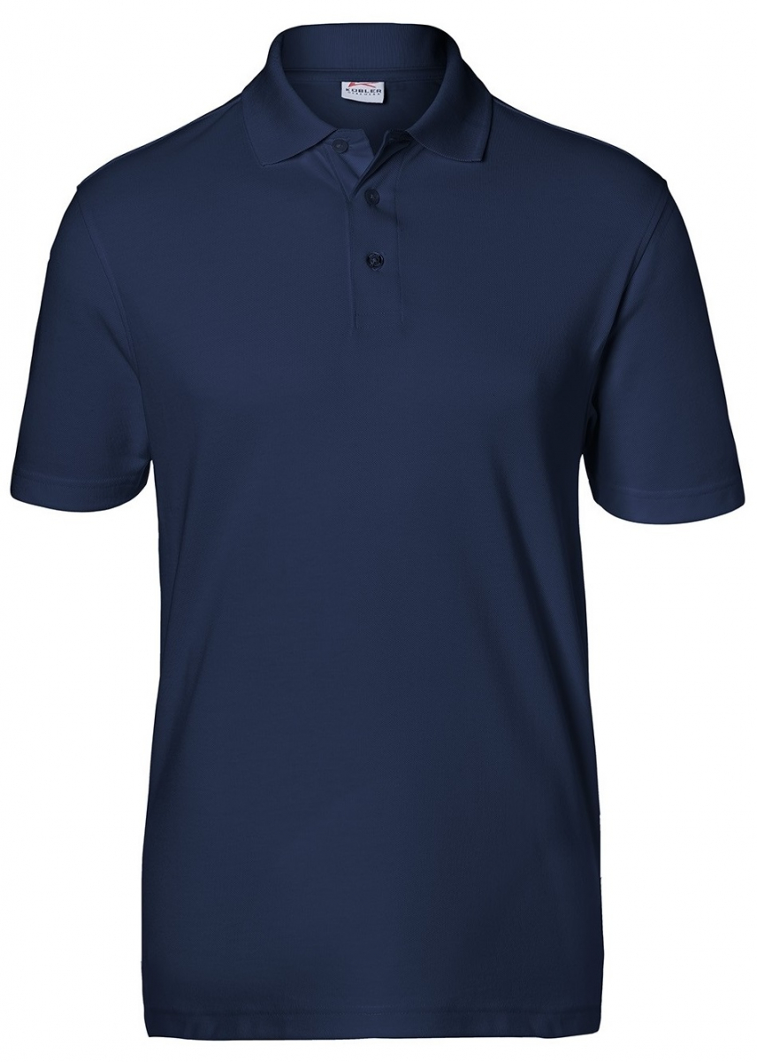 KÜBLER-Worker-Shirts, Workwear-Poloshirts, 200 g/m², dunkelblau