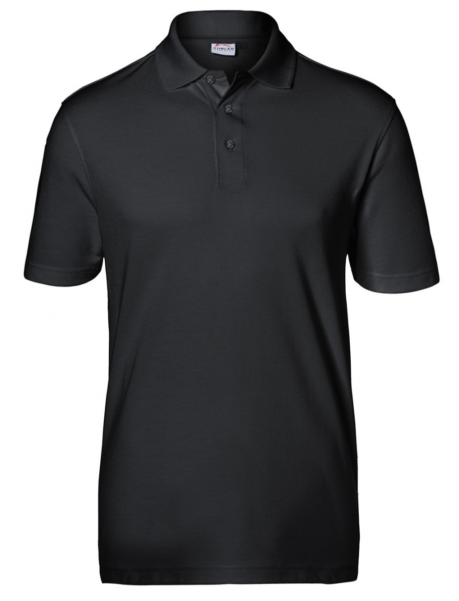 KBLER-Worker-Shirts, Workwear-Poloshirts, 200 g/m, schwarz