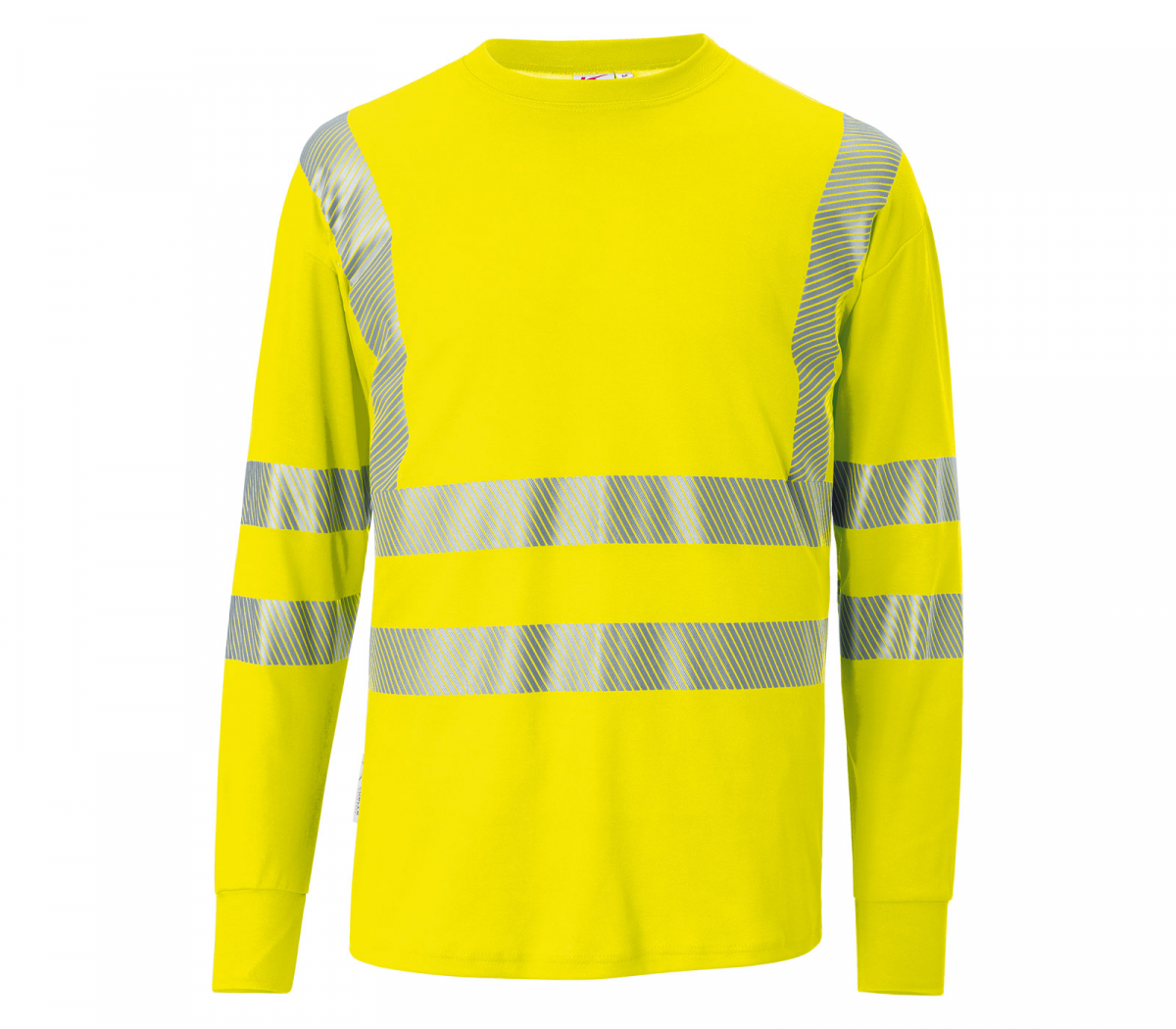 KÜBLER-Longsleeve REFLECTIQ, PSA 2, ca. 180 g/m², warngelb