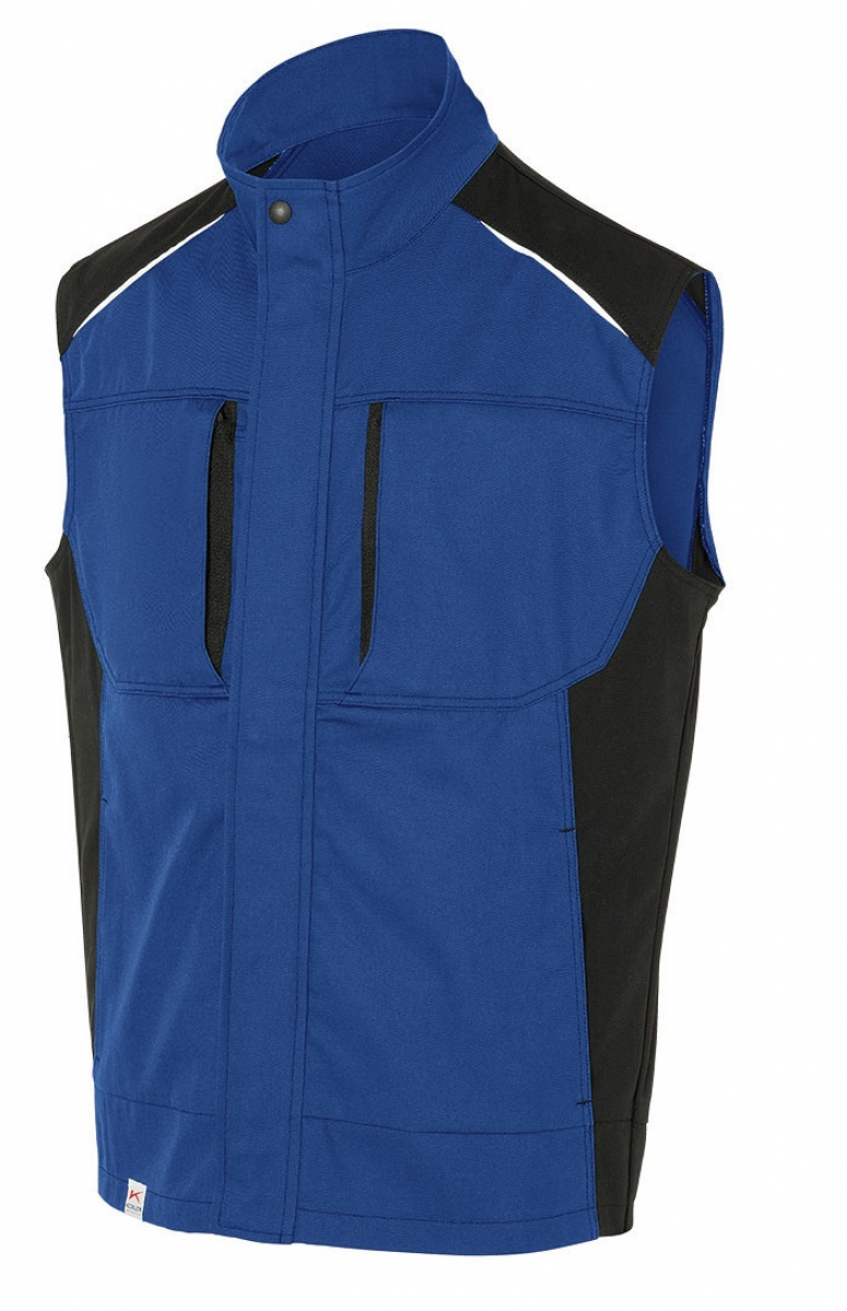 KÜBLER-Workwear, Activiq-Arbeitsweste, 270 g/m², kbl.blau/schwarz