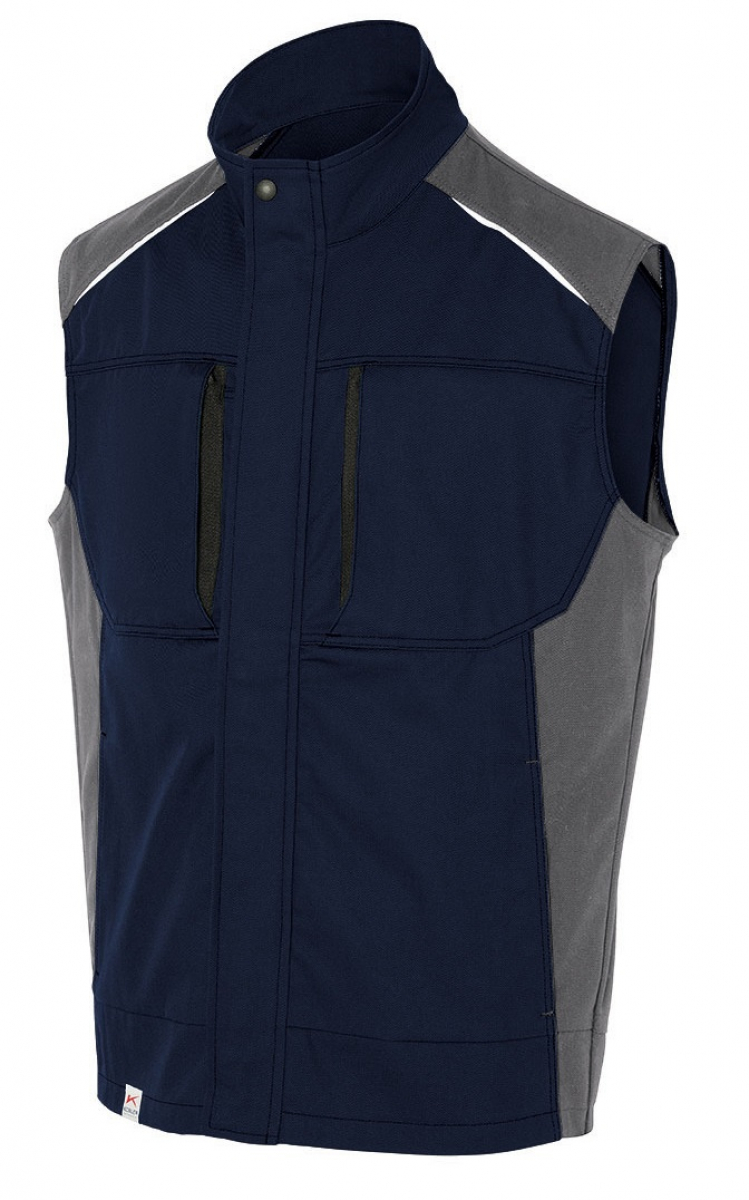 KÜBLER-Workwear, Activiq-Arbeitsweste, 270 g/m², dunkelblau/anthrazit