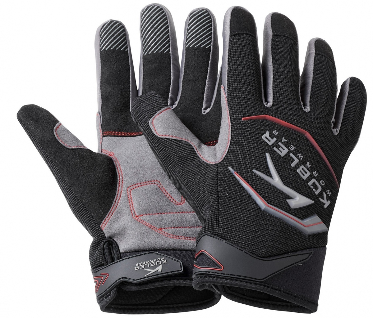 KÜBLER-Workwear, Arbeitshandschuhe, Neopren, ca. 300g/m², schwarz/mittelgrau