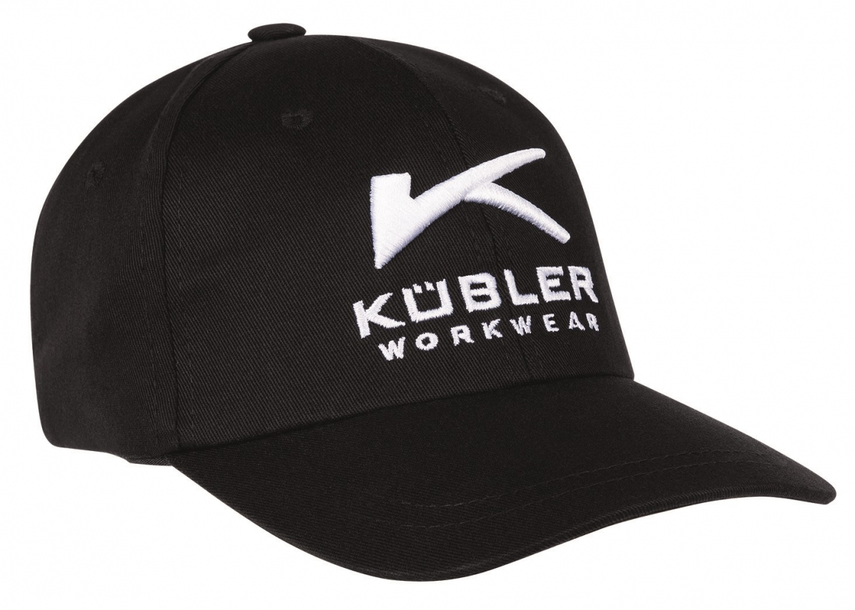 KBLER-Workwear, Basecap mit Stickerei, schwarz