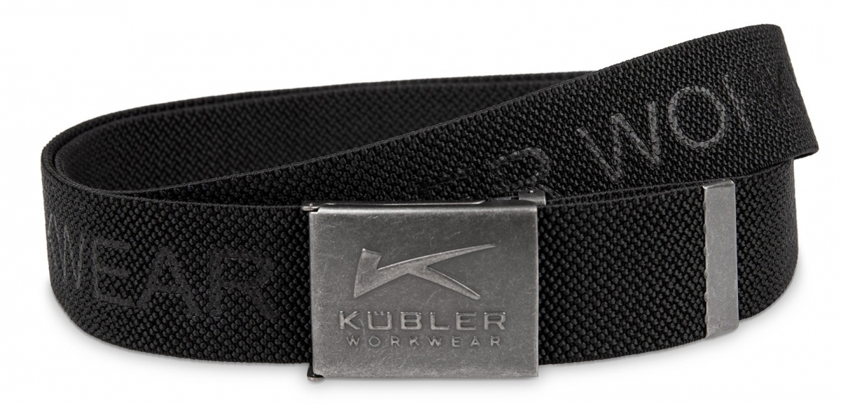 KÜBLER-Stretchgürtel mit Flaschenöffner, schwarz