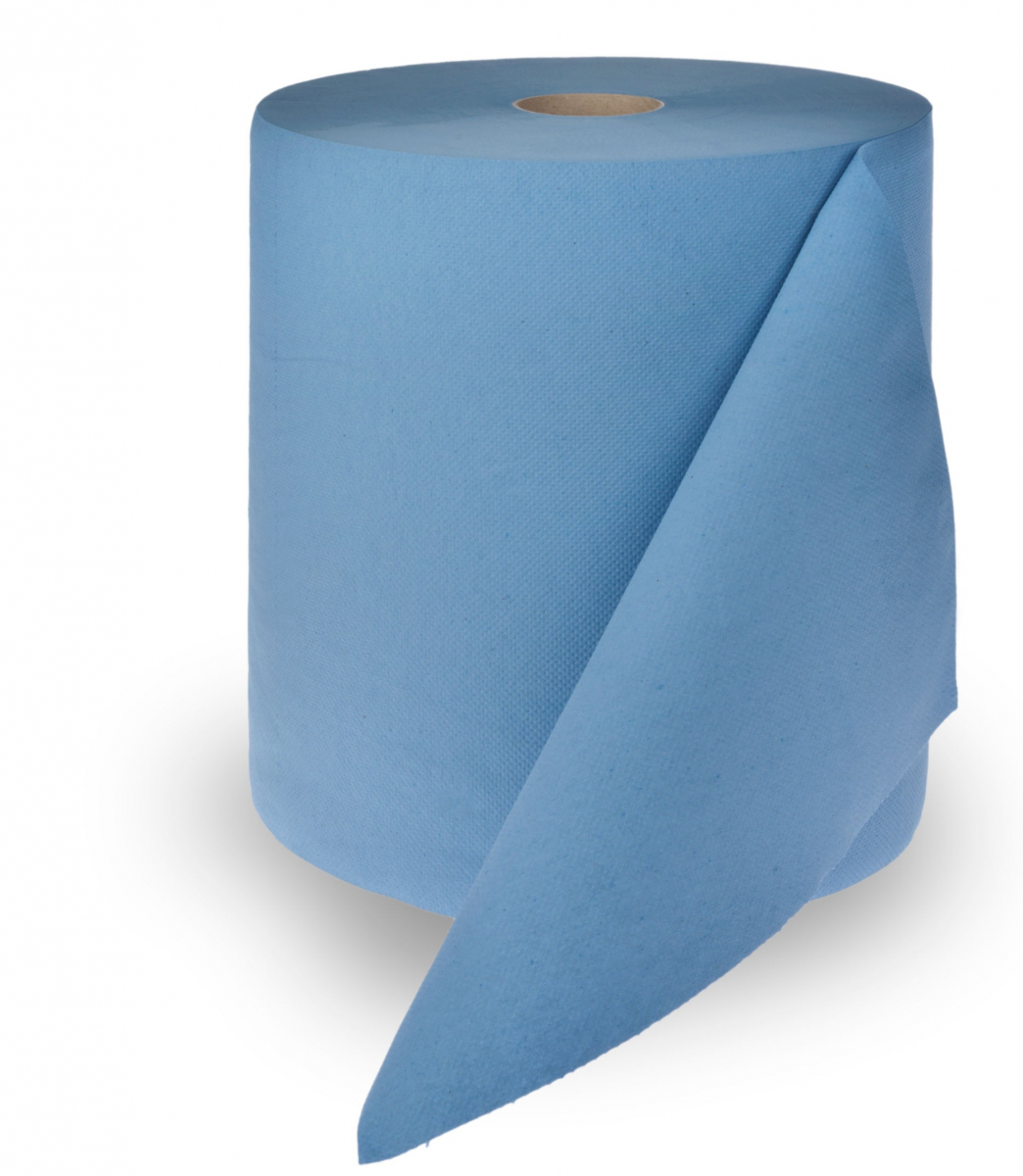 ZVG-Multiclean Putztuchrolle, blau, 3-lagig, ca. 1.000 Abrisse, VE: 1 Ro.