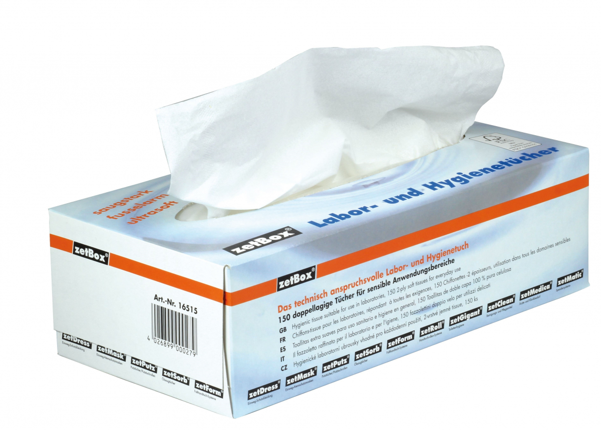 ZVG-Mehrzwecktücher, weiß, 2-lagig, 150 Tücher Box, VE: 30 Boxen