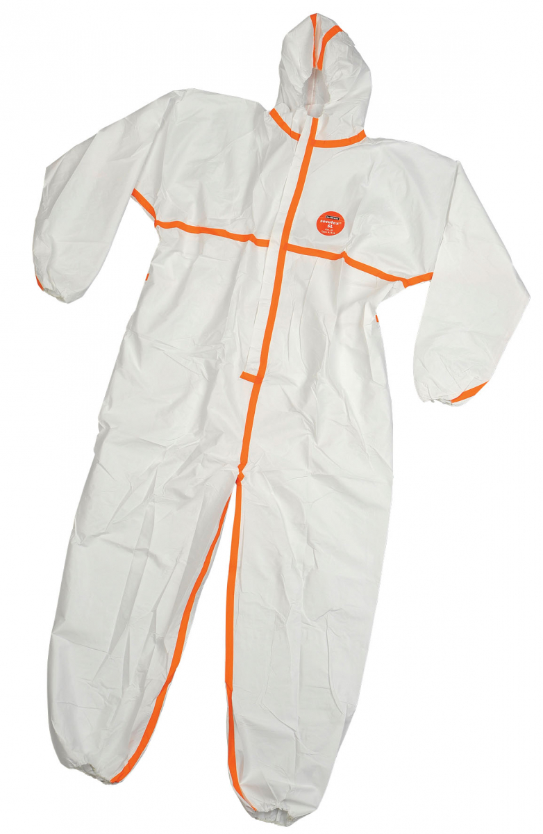 ZVG-PSA-zetDress, Einweg-Overall, Einmal-Schutzanzug, Secutex, SL, wei, VE = 25 Stck