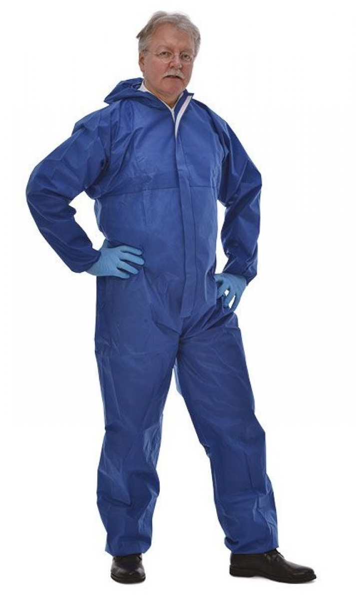 ZVG-zetDress-Einweg-Overall, Einmal-Schutzanzug, Tritex Pro, blau, VE = 25 Stck