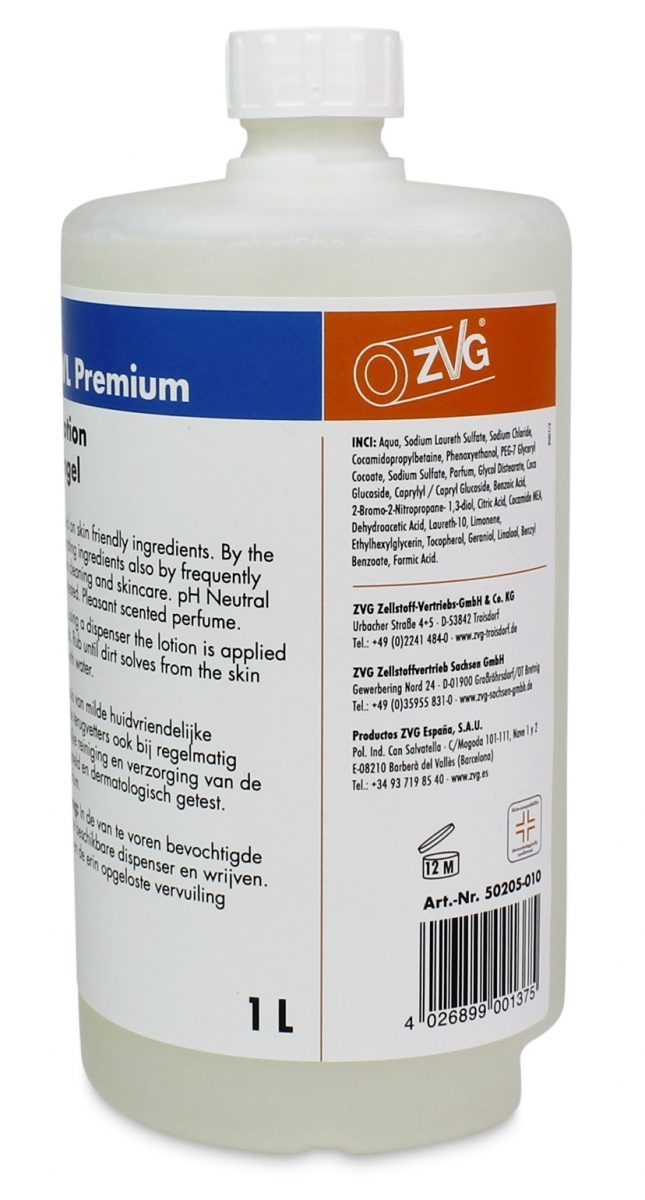 ZVG-ZetClean-Hygiene, Handwaschlotion Premium, VE: 6 Flaschen  1.000 ml