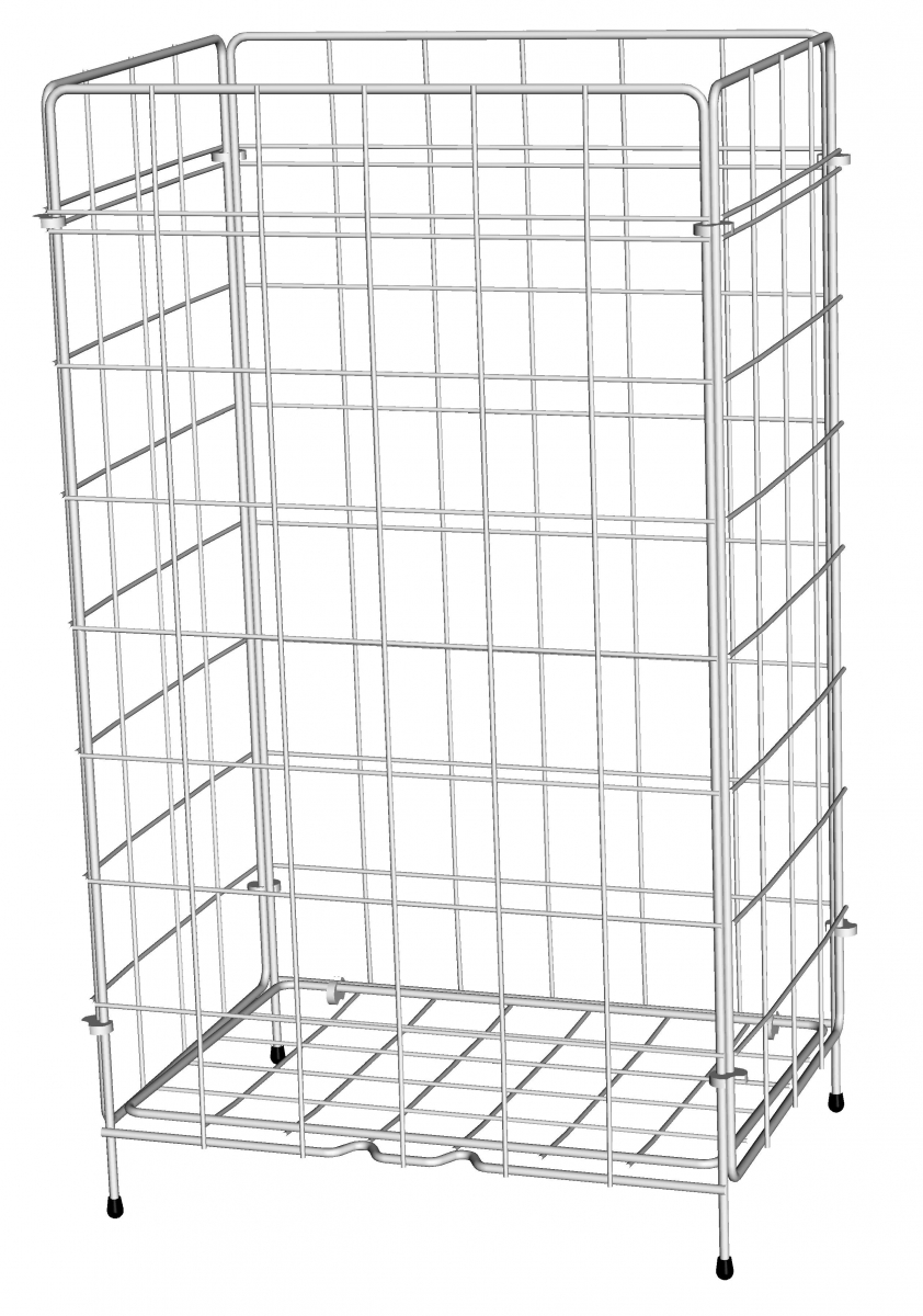 ZVG-Gitterkorb aus Metall m. Kunststoffbeschichtung, ca. 50 l, VE: 1 Stück