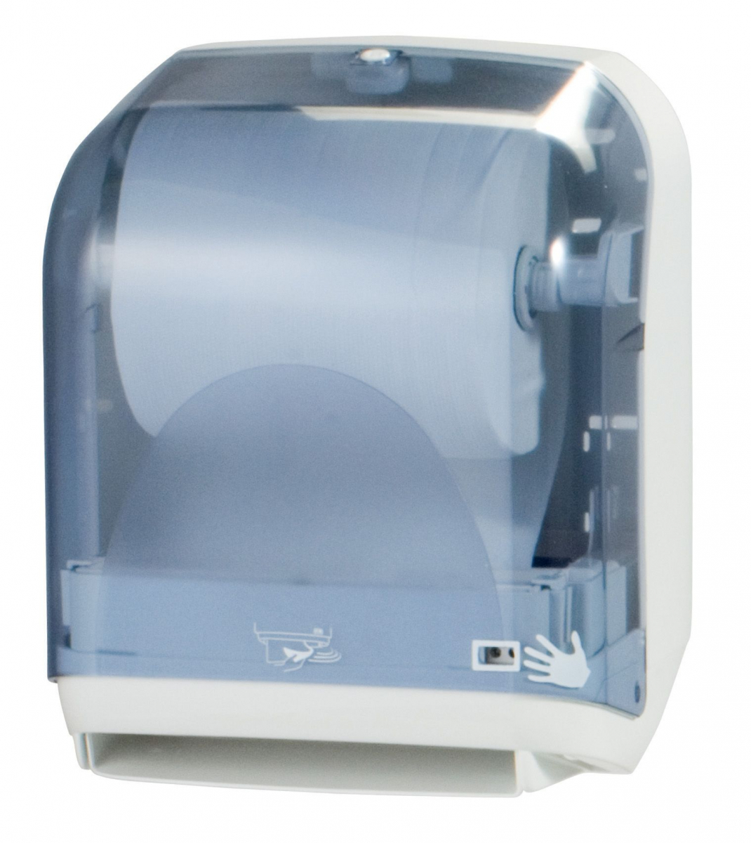 ZVG-Rollenhandtuchspender m. Sensor, transparent, VE: 1 Stück