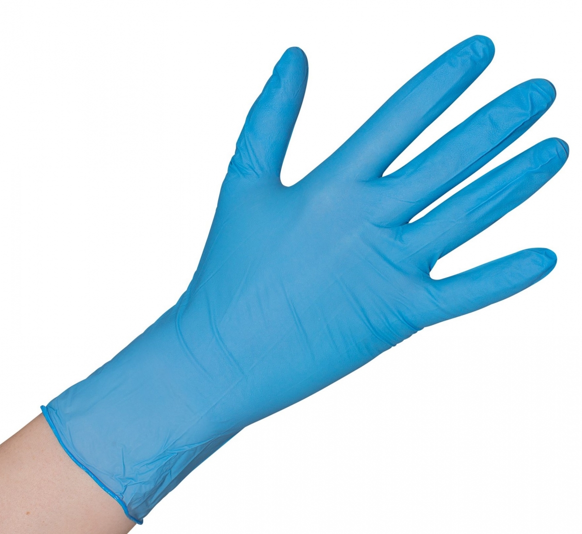 ZVG-Workwear, Einweg-Nitril-Handschuhe, ungepudert, VE = 10 Boxen (10 x 200 Stck), blau