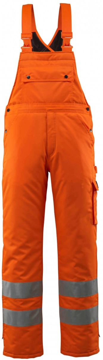 MASCOT-Workwear, Warnschutz-Winterlatzhose, Lech, 240 g/m, orange