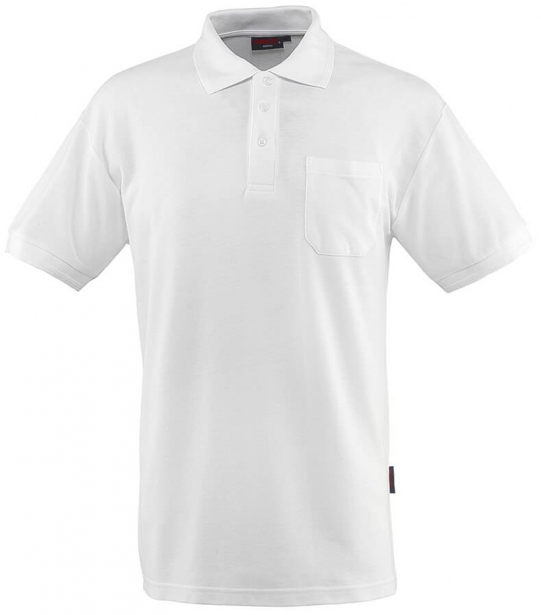 MASCOT-Worker-Shirts, Polo-Shirt, Borneo, 180 g/m, wei