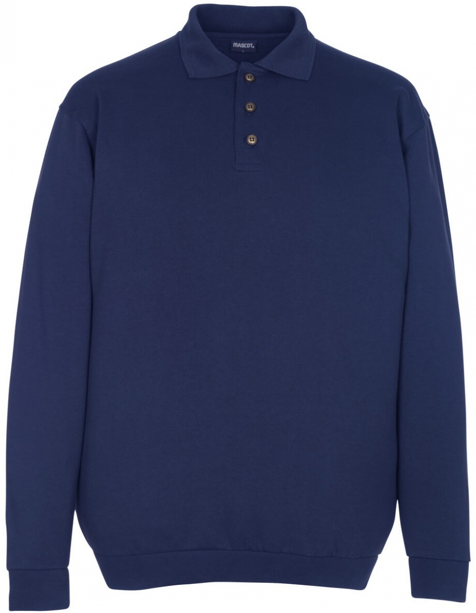 MASCOT-Worker-Shirts, Polo-Sweatshirt, Trinidad, 310 g/m², marine