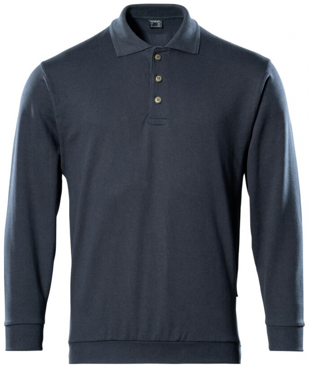 MASCOT-Worker-Shirts, Polo-Sweatshirt, Trinidad, 310 g/m, schwarzblau