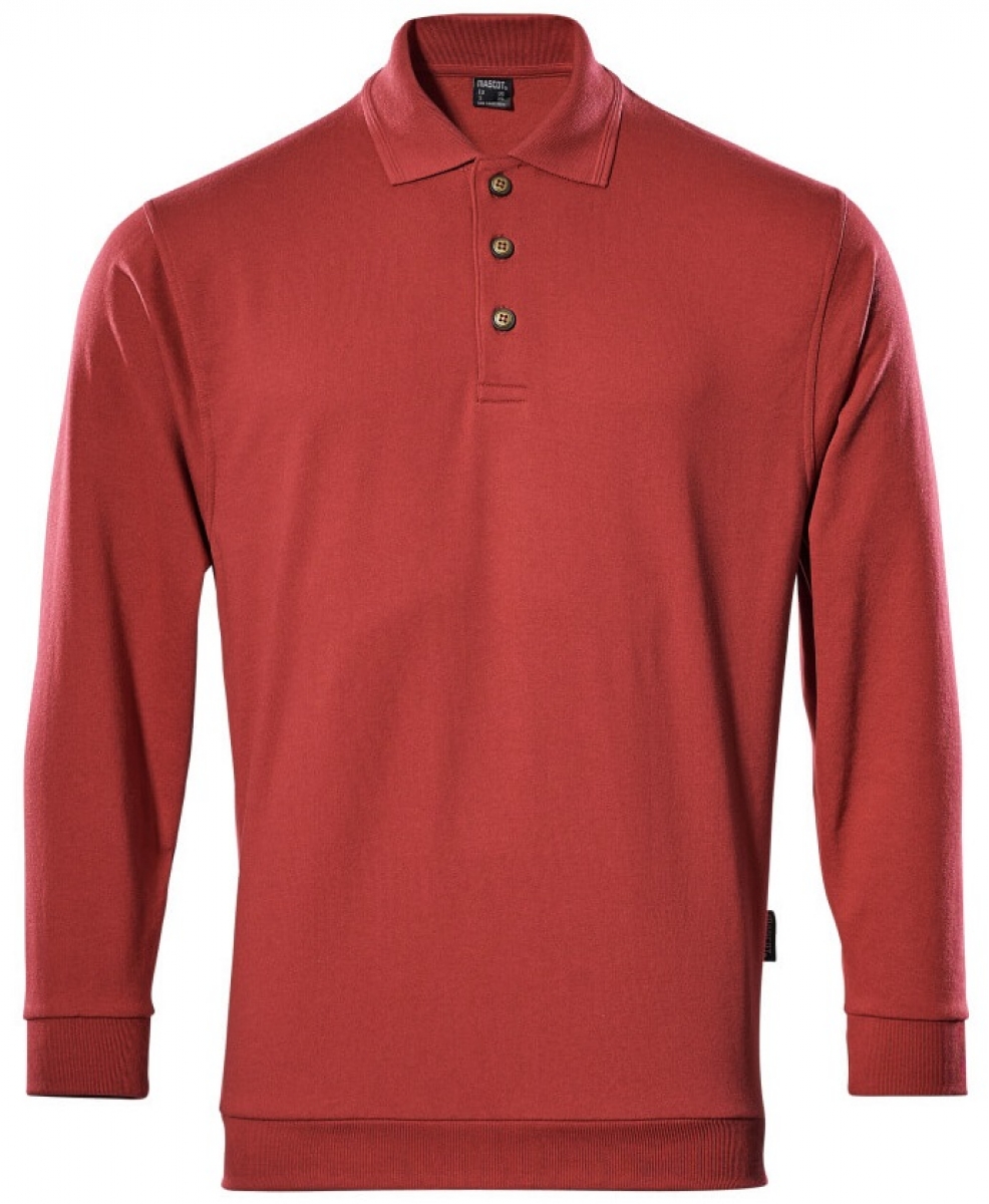 MASCOT-Worker-Shirts, Polo-Sweatshirt, Trinidad, 310 g/m, rot