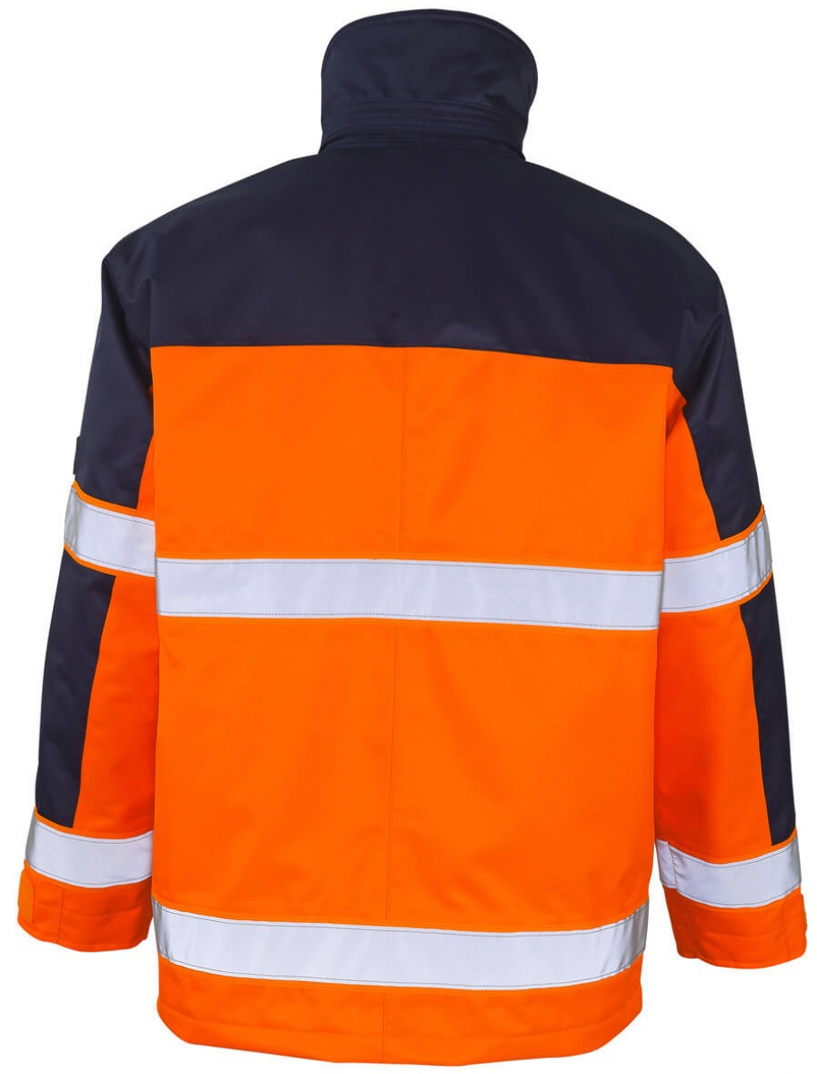MASCOT-Workwear, Warnschutz-Jacke, Savona, 240 g/m², orange/marine