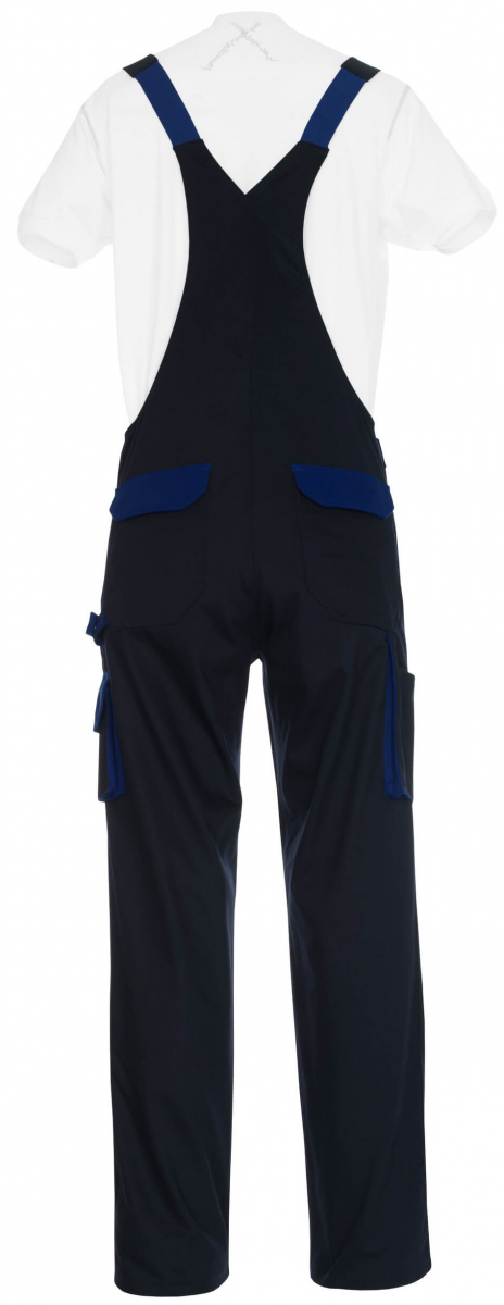 MASCOT-Workwear, Arbeits-Berufs-Latz-Hose, Monza, 90 cm, 355 g/m², marine/kornblau