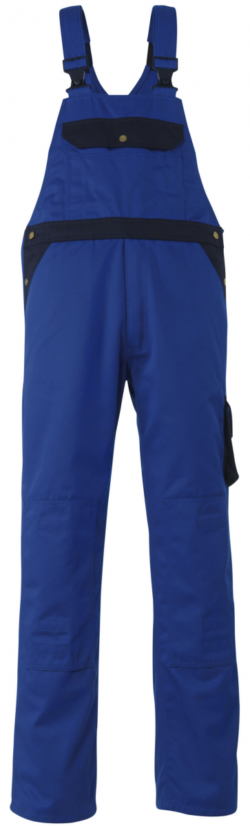 MASCOT-Workwear, Arbeits-Berufs-Latz-Hose, Milano, 82 cm, 310 g/m, kornblau/marine