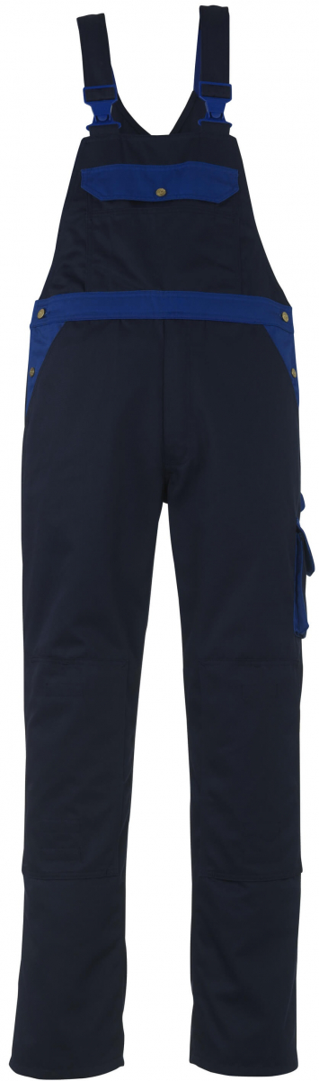 MASCOT-Workwear, Arbeits-Berufs-Latz-Hose, Milano, 82 cm, 310 g/m², marine/kornblau