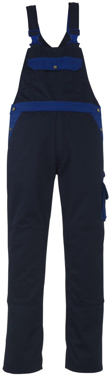 MASCOT-Workwear, Arbeits-Berufs-Latz-Hose, Milano, 90 cm, 310 g/m², marine/kornblau