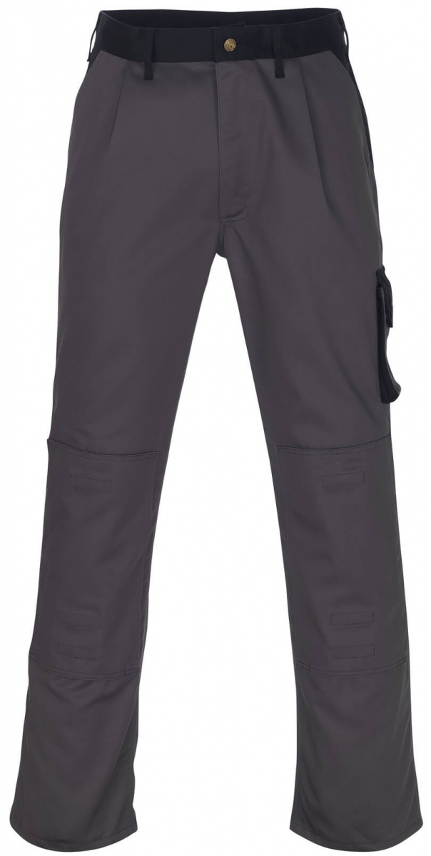 MASCOT-Workwear, Workwear-Bundhose, Arbeits-Berufs-Hose, TORINO, Lg. 82 cm, MG310, anthrazit/schwarz