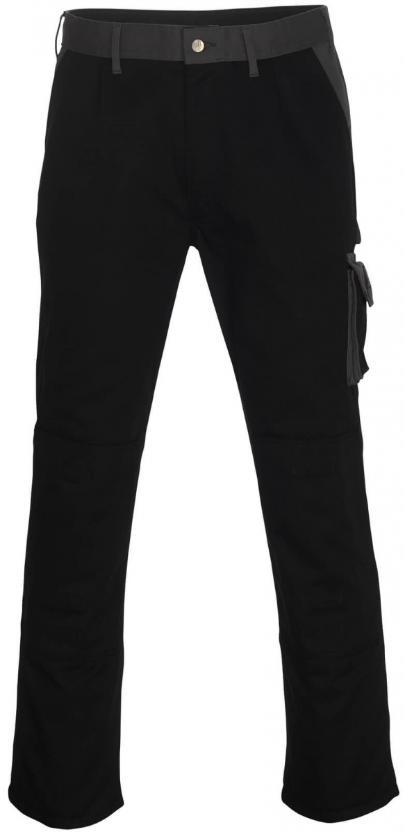 MASCOT-Workwear, Arbeits-Berufs-Bund-Hose, Torino, 90 cm, 310 g/m², schwarz/anthrazit