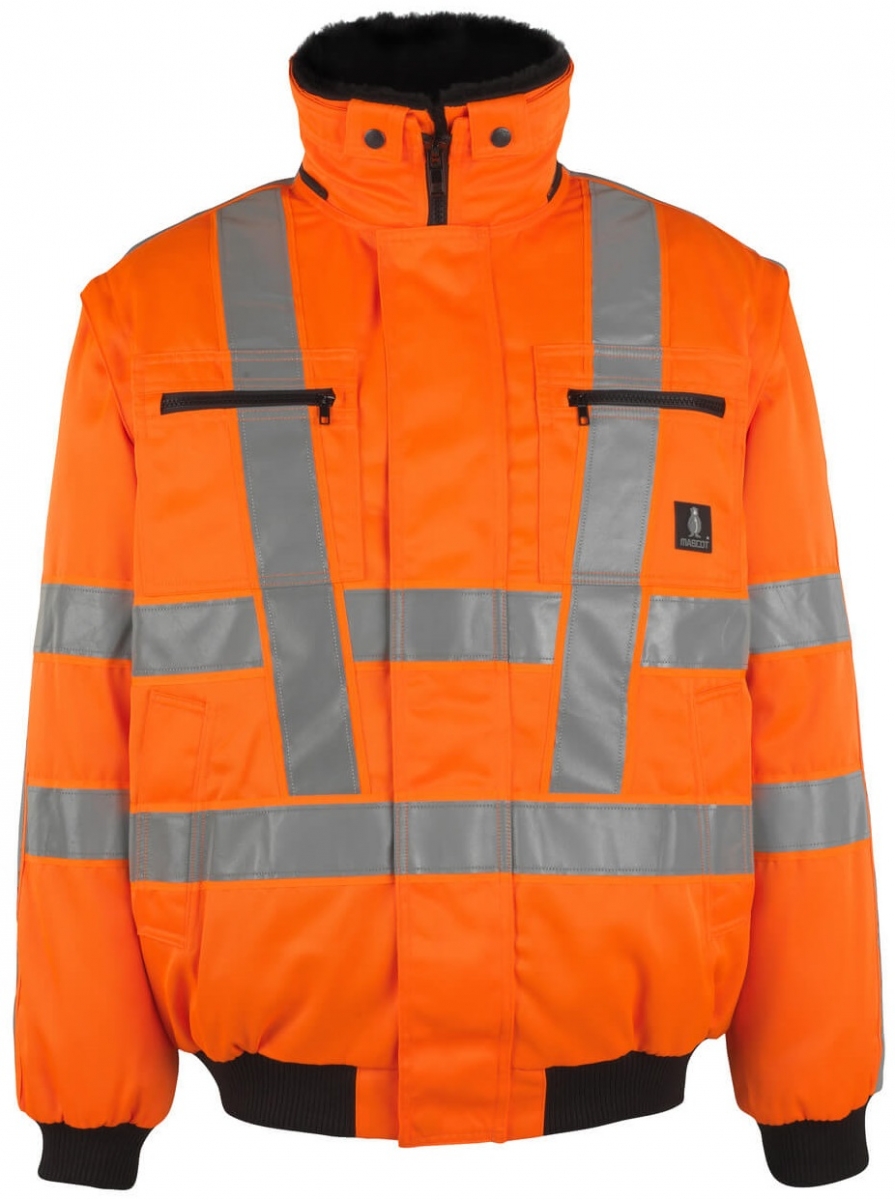 MASCOT-Workwear, Warnschutz-Pilotjacke, Innsbruck, 300 g/m, orange
