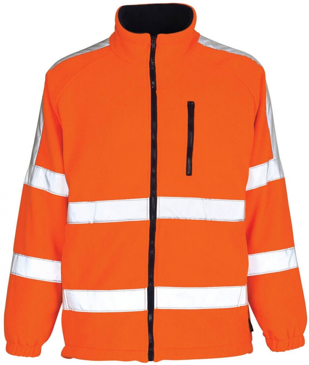 MASCOT-Workwear, Warnschutz-Fleecejacke, Salzburg, 270 g/m, orange