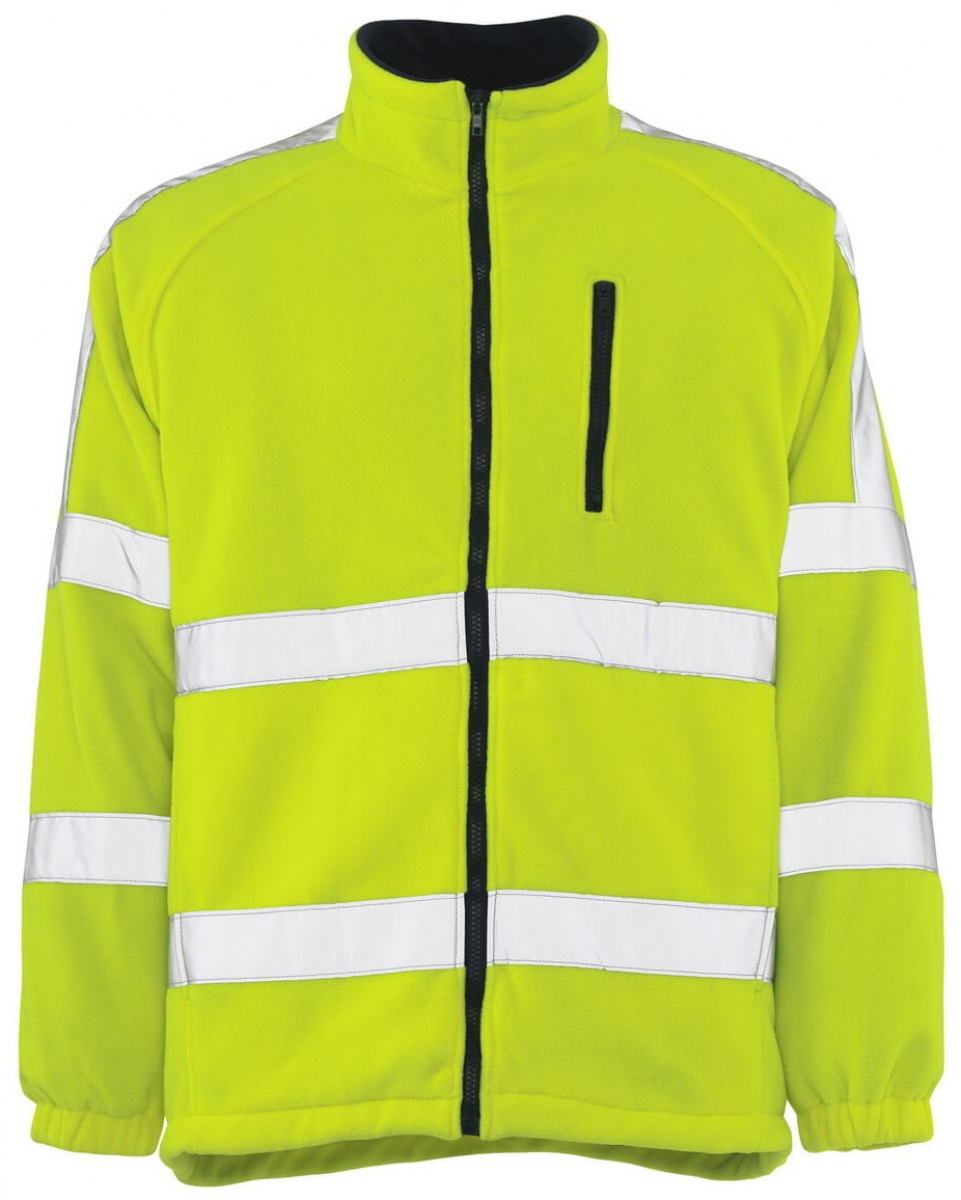 MASCOT-Workwear, Warnschutz-Fleecejacke, Salzburg, 270 g/m², gelb
