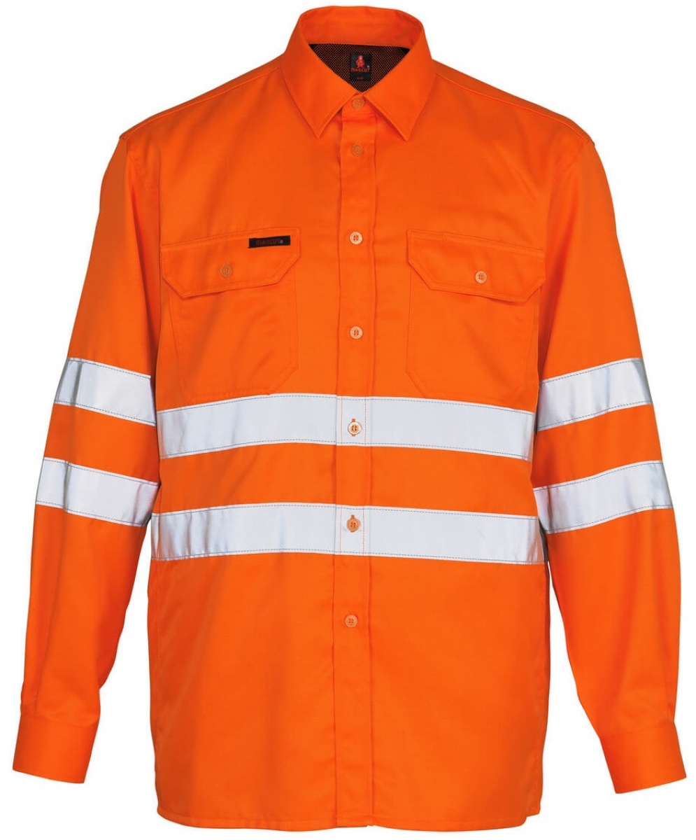 MASCOT-Workwear, Warnschutz-Hemd, Jona, 200 g/m, orange