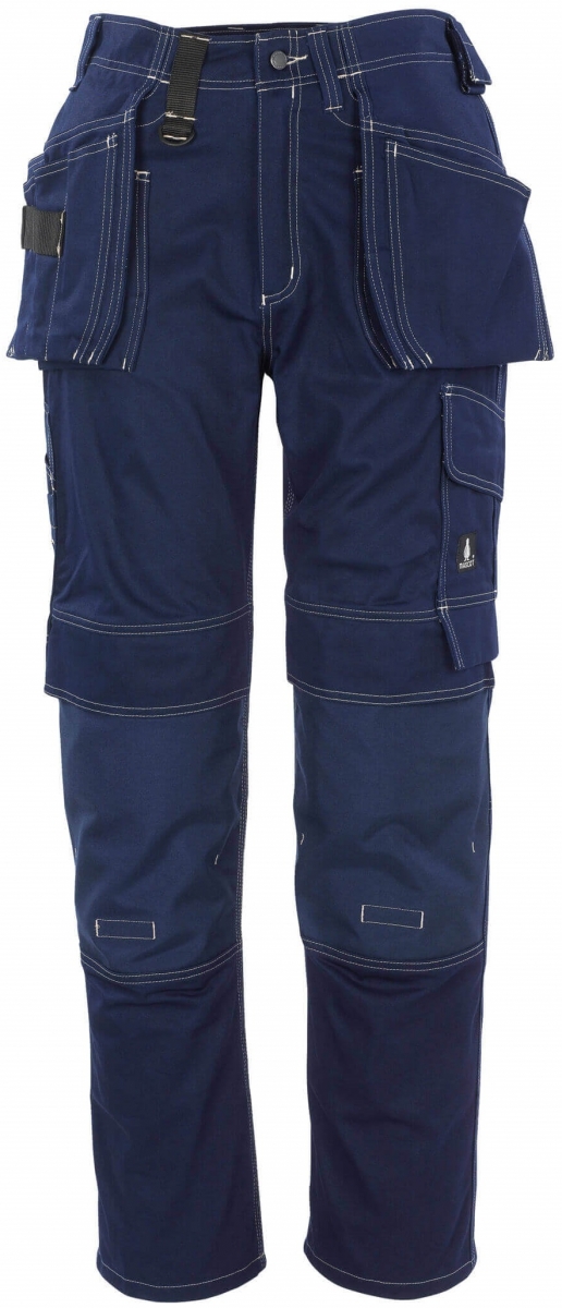 MASCOT-Workwear, Workwear-Handwerkerhose, Arbeits-Berufs-Bund-Hose, ATLANTA, Lg. 90 cm, BW355, marine