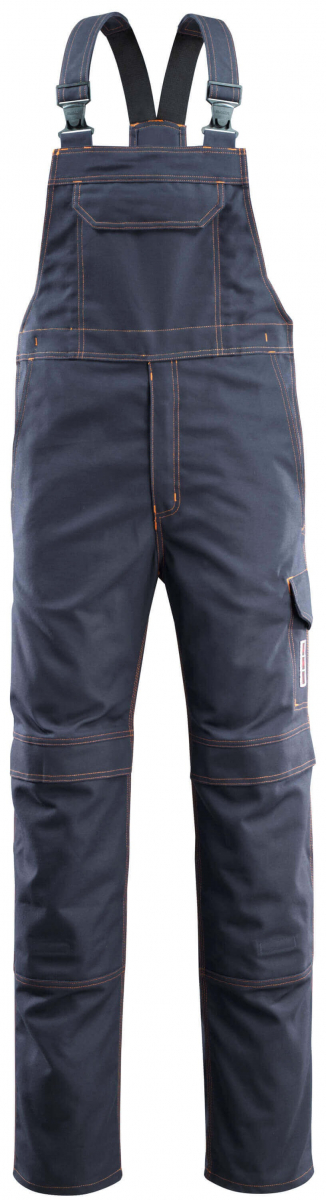 MASCOT-Workwear, Arbeits-Berufs-Latz-Hose, Freibourg, 82 cm, 320 g/m², schwarzblau