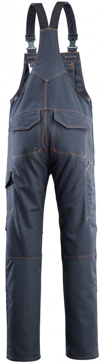 MASCOT-Workwear, Arbeits-Berufs-Latz-Hose, Freibourg, 90 cm, 320 g/m², schwarzblau