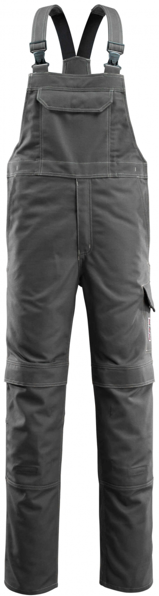 MASCOT-Workwear, Arbeits-Berufs-Latz-Hose, Freibourg, 82 cm, 320 g/m², dunkelanthrazit